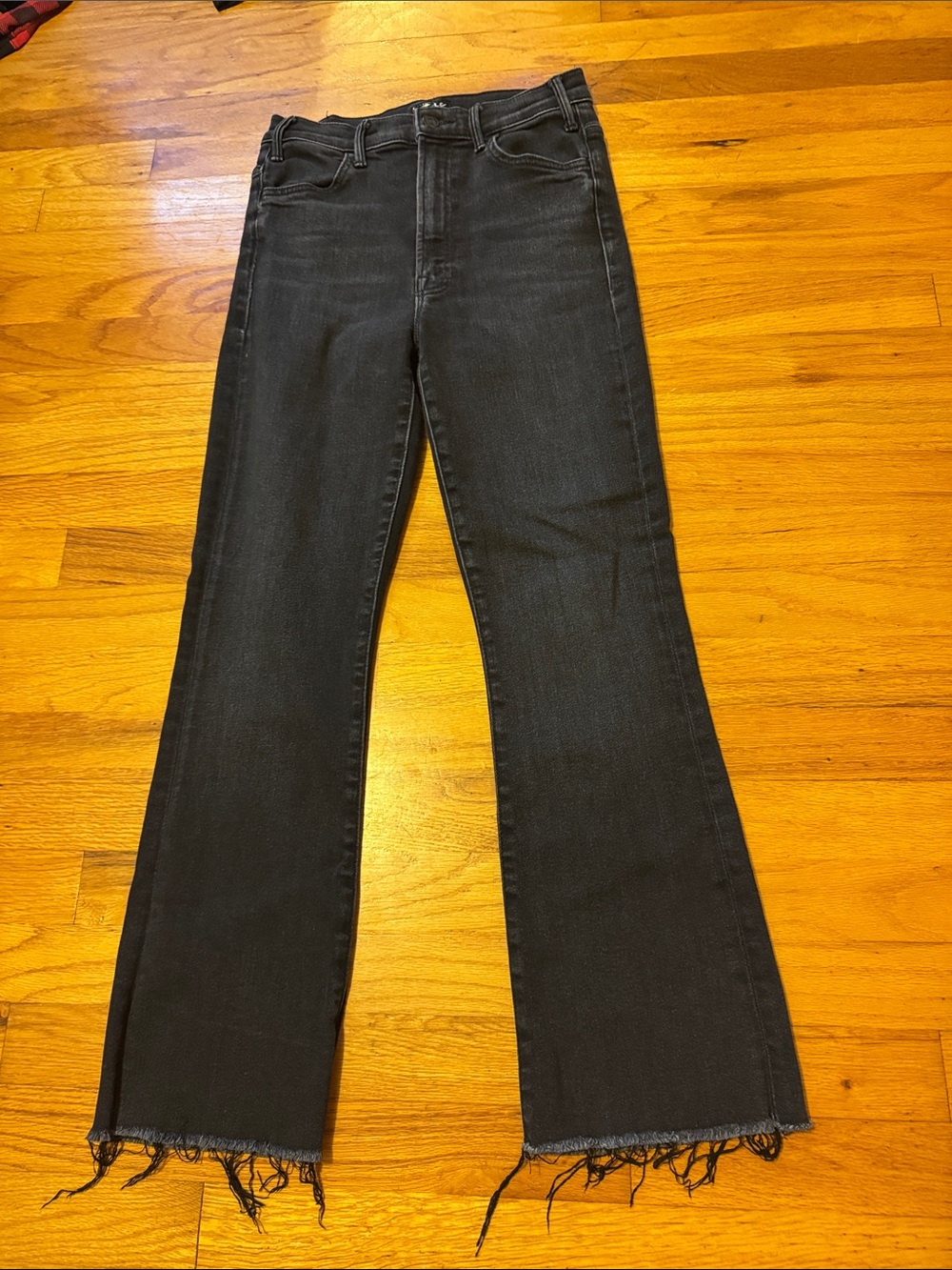 MOTHER High-Rise Ankle Fray Jeans - Picture 5 of 11